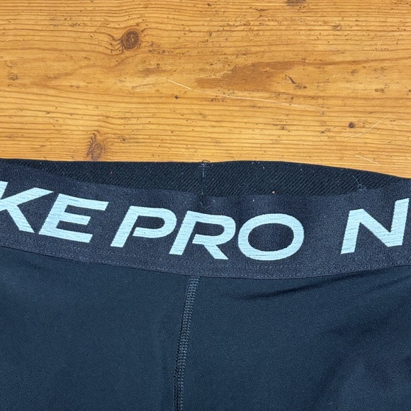 Nike Black Compression Shorts with Logo Waistband - Picture 12 of 12